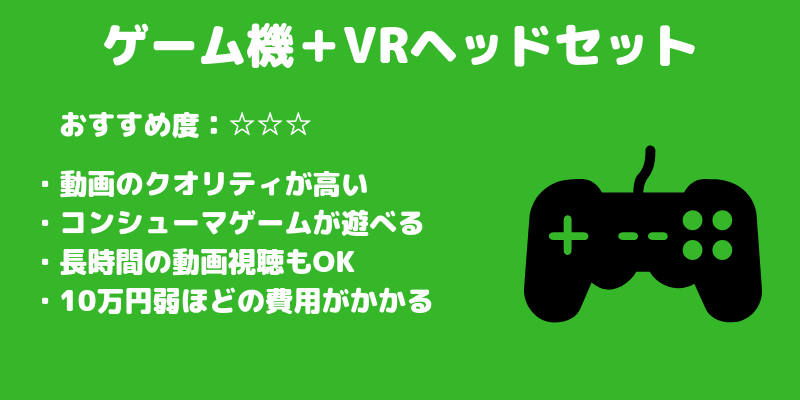 ゲーム機 VRヘッドセット
